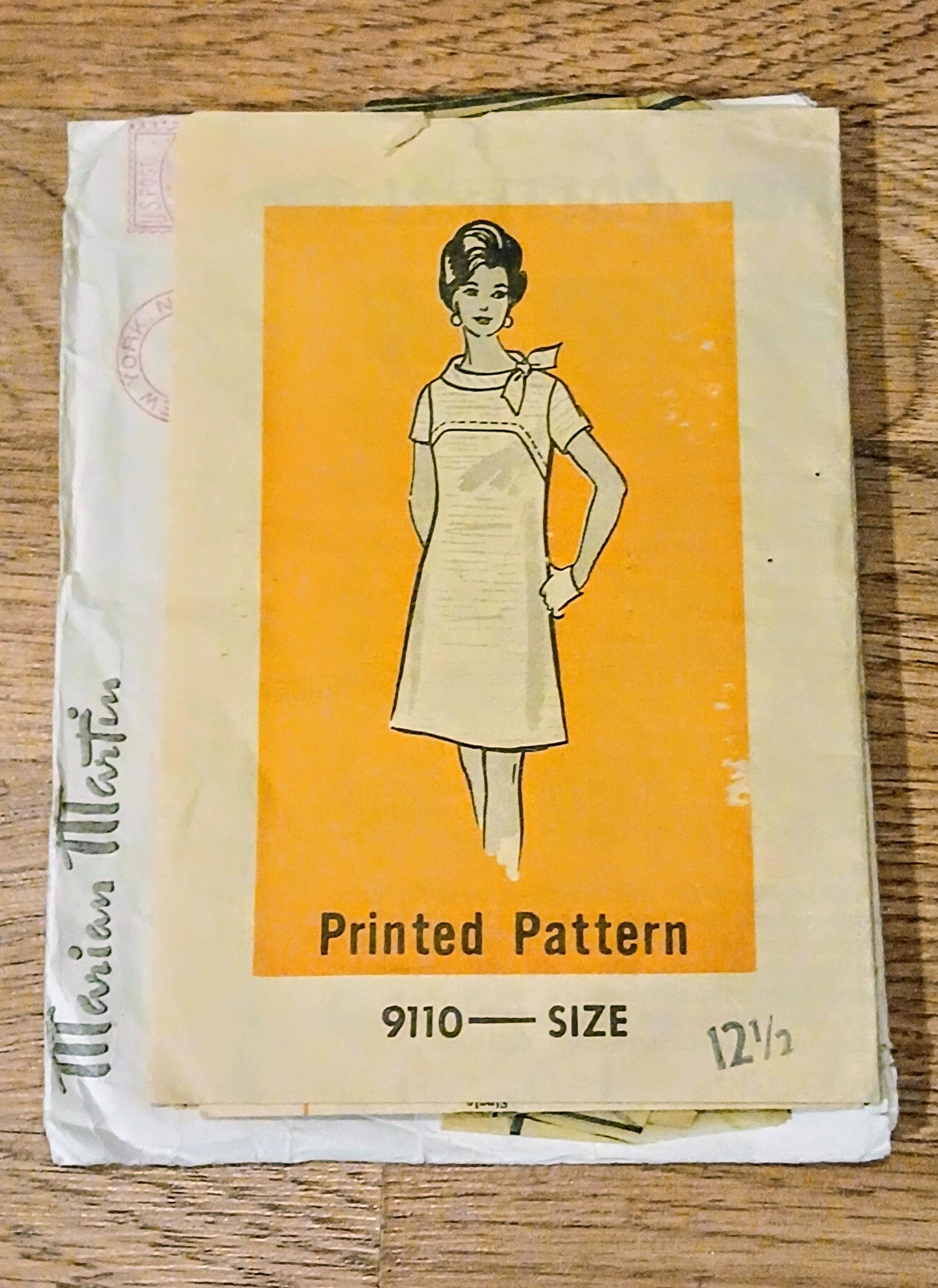 Vintage Dress Patterns |Marian Martin 1963 - 1965| Mail-Order Patterns