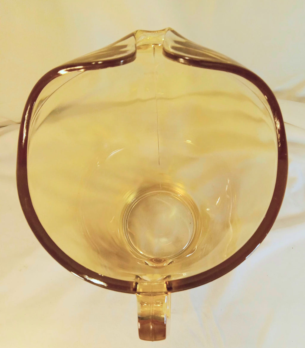 Vintage Glass Pitcher – Peach Lusterware