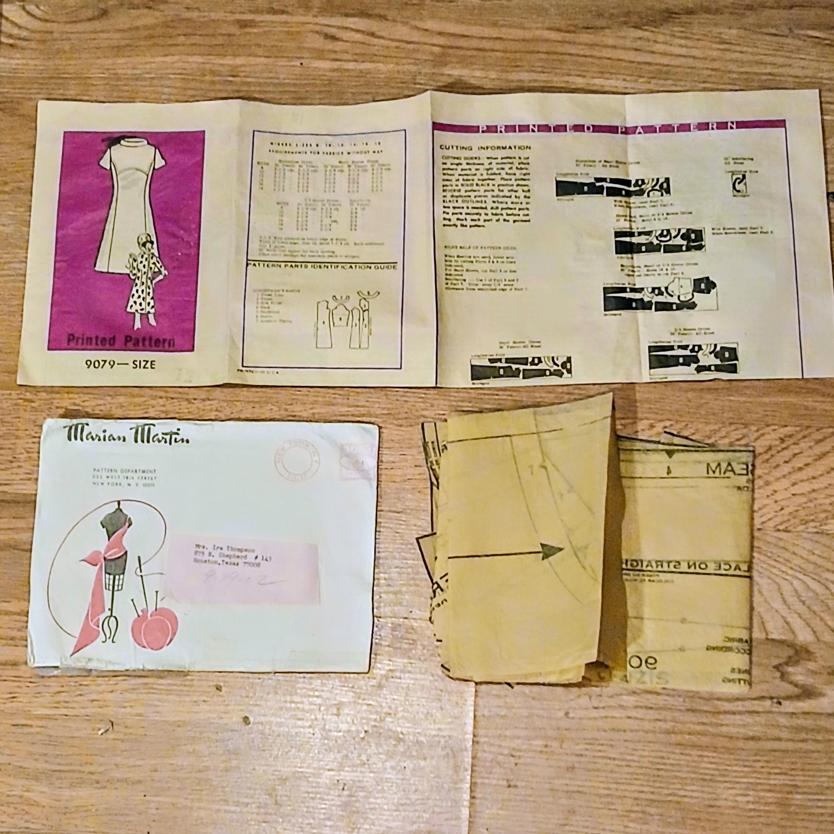 Vintage Dress Patterns |Marian Martin 1963 - 1965| Mail-Order Patterns
