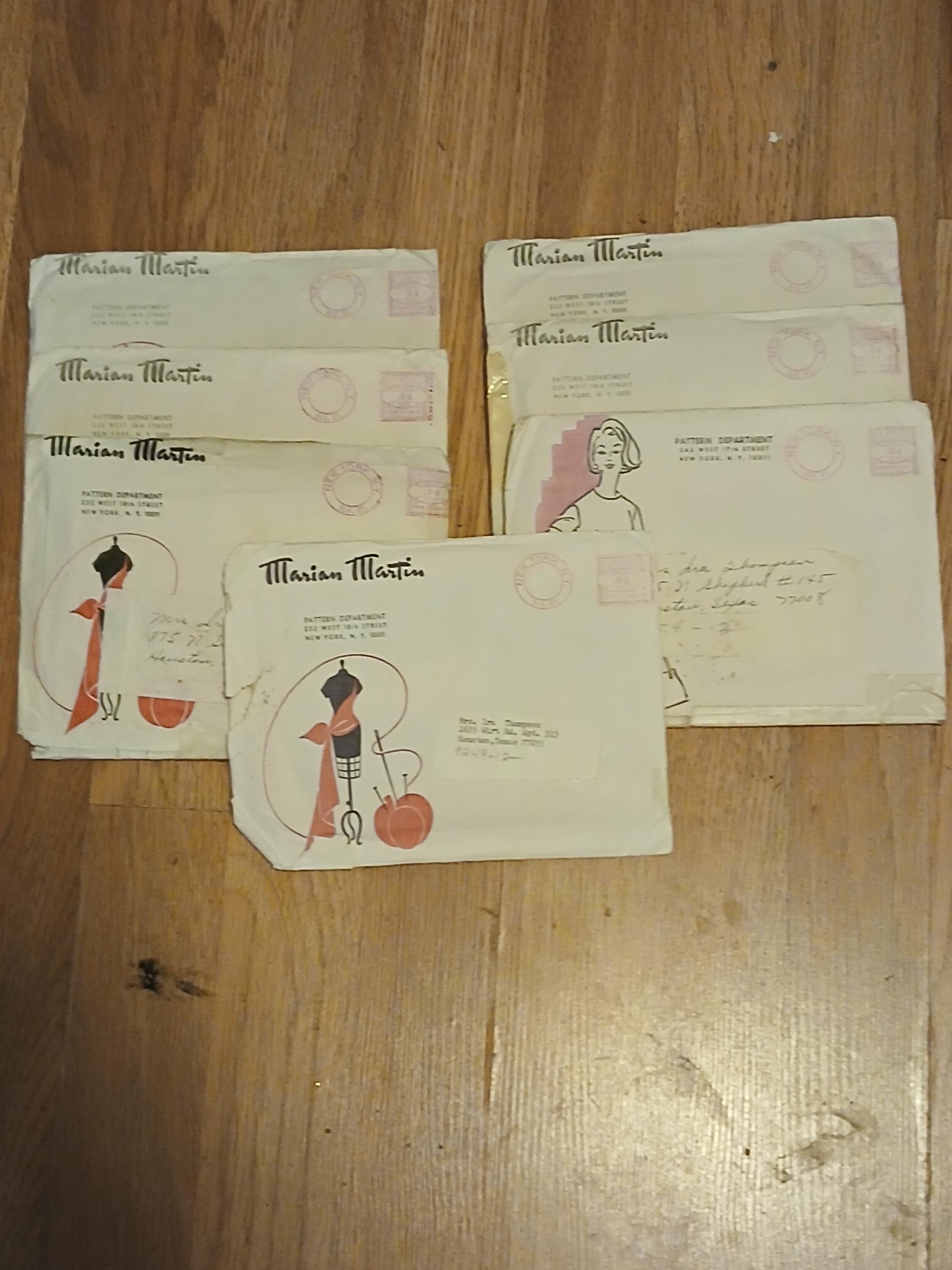 Vintage Dress Patterns |Marian Martin 1963 - 1965| Mail-Order Patterns