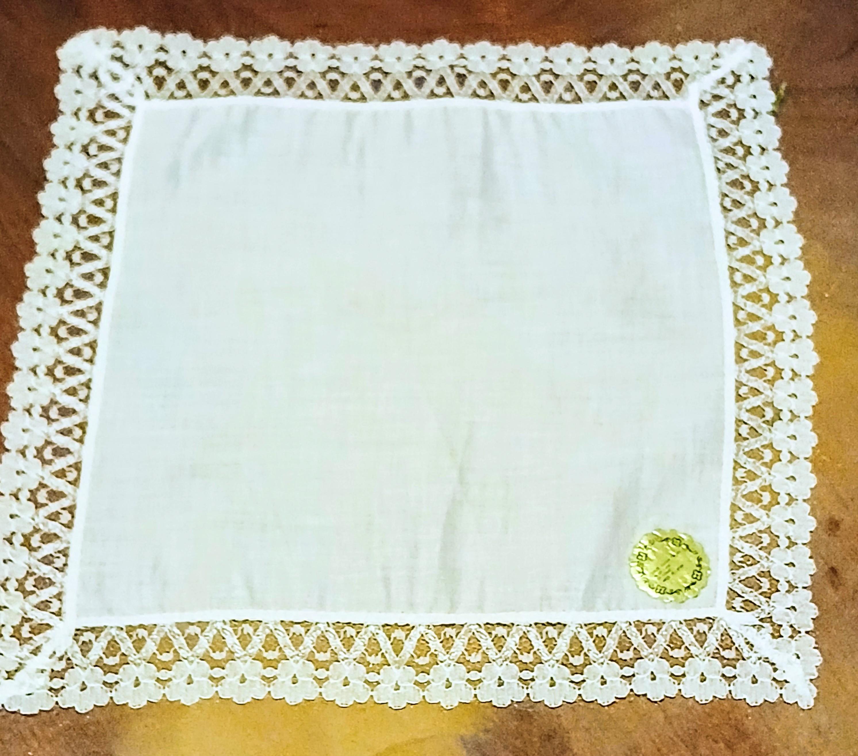Vintage Handkerchief Lot | 1940s–1960s Lace & Embroidery