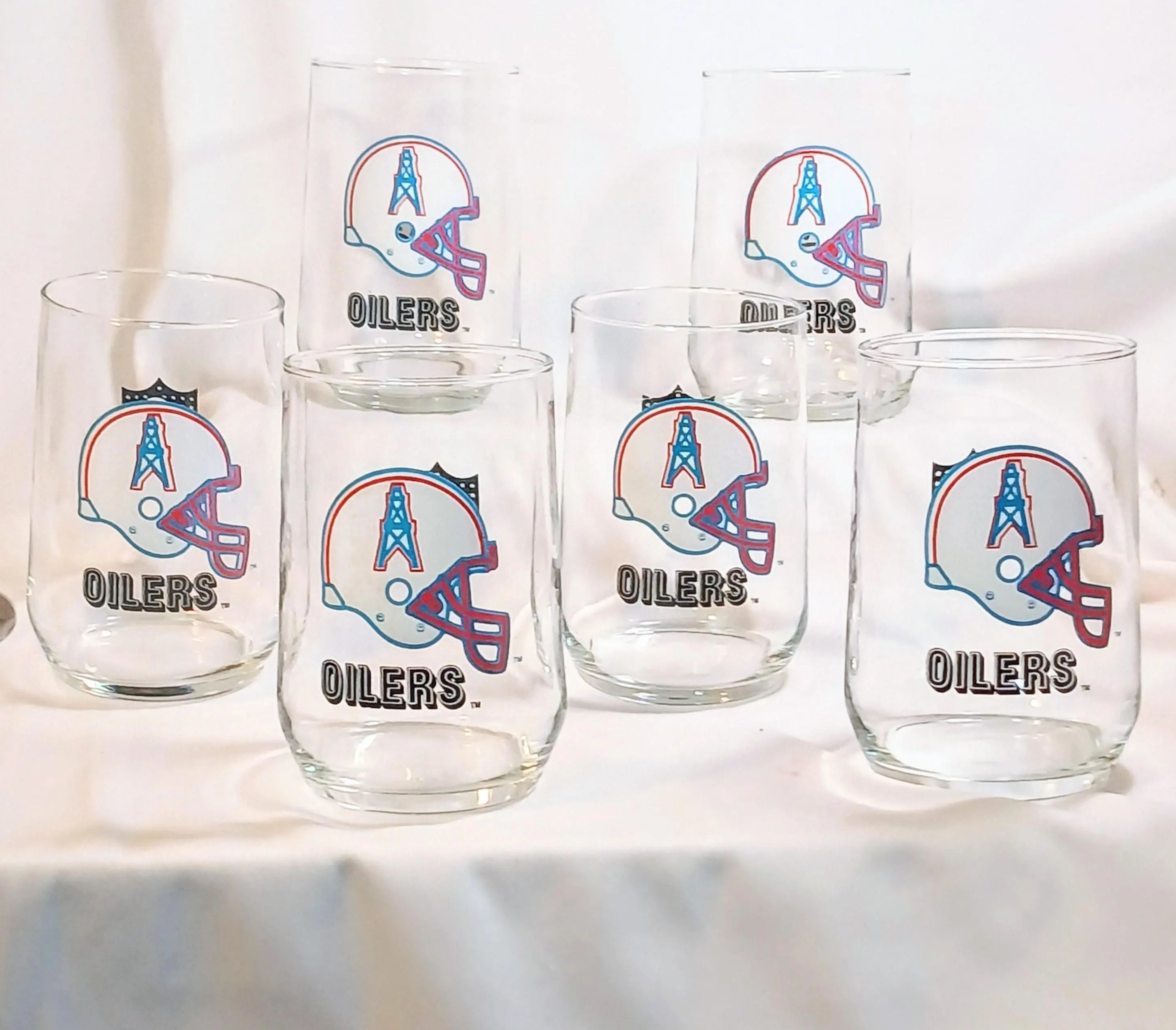 Houston Oilers NFL Tumblers - Football Memorabilia