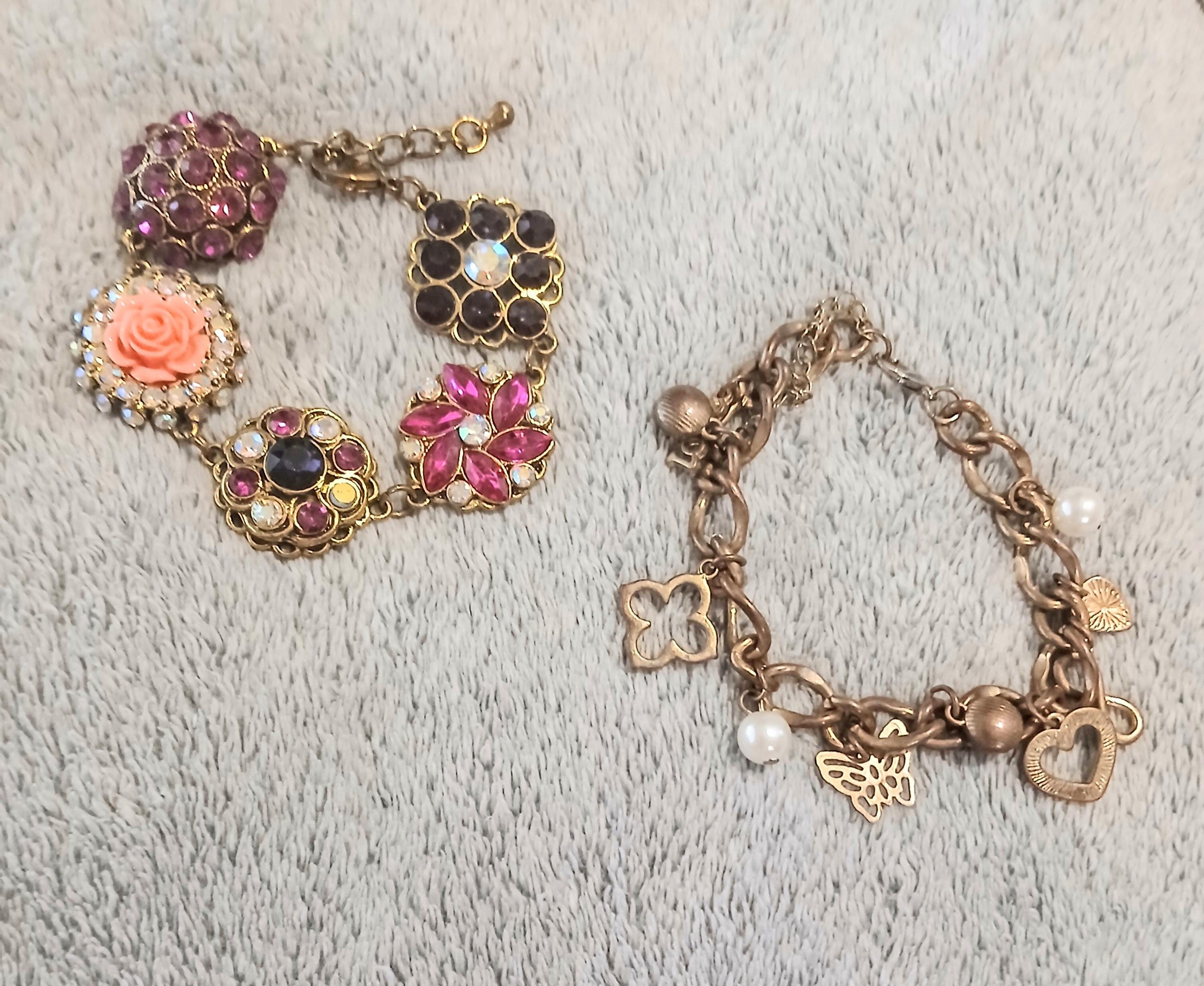 Vintage & Fashion Jewelry Mixed Lot – Bracelets and Bangles