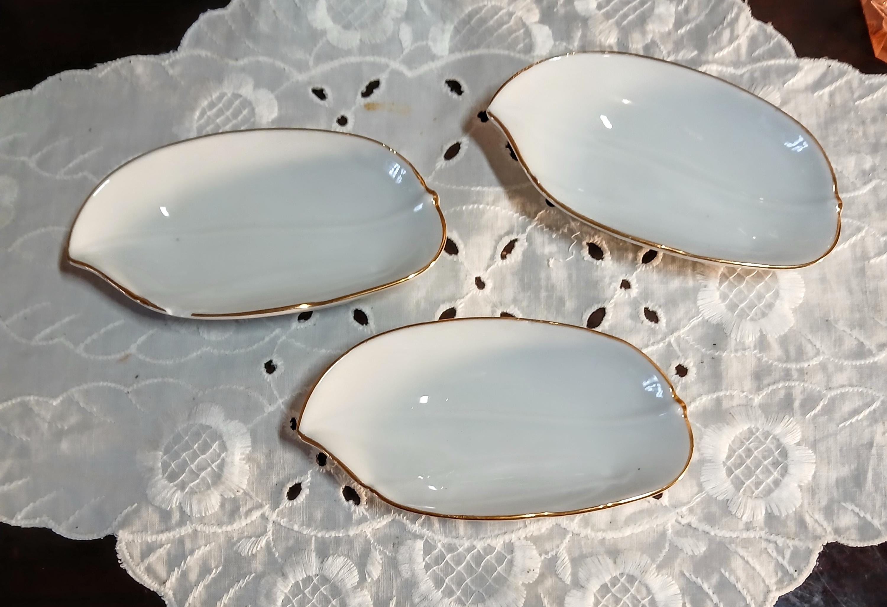 Vintage Porcelain Ring Dish/Trinket Dish - Set of 3