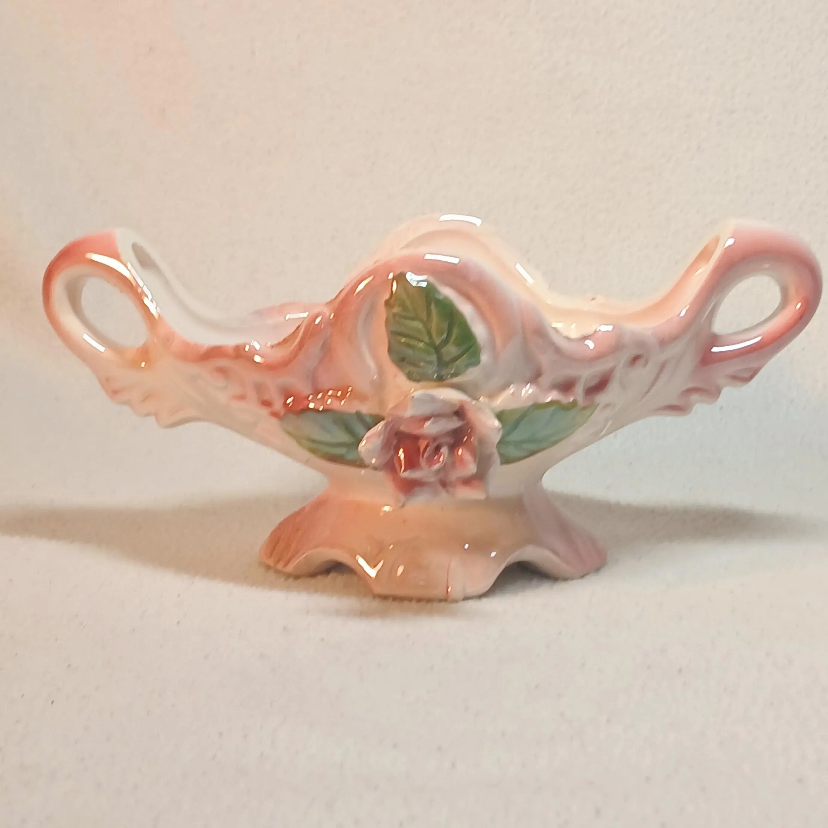 Vintage Pink Ceramic Dish