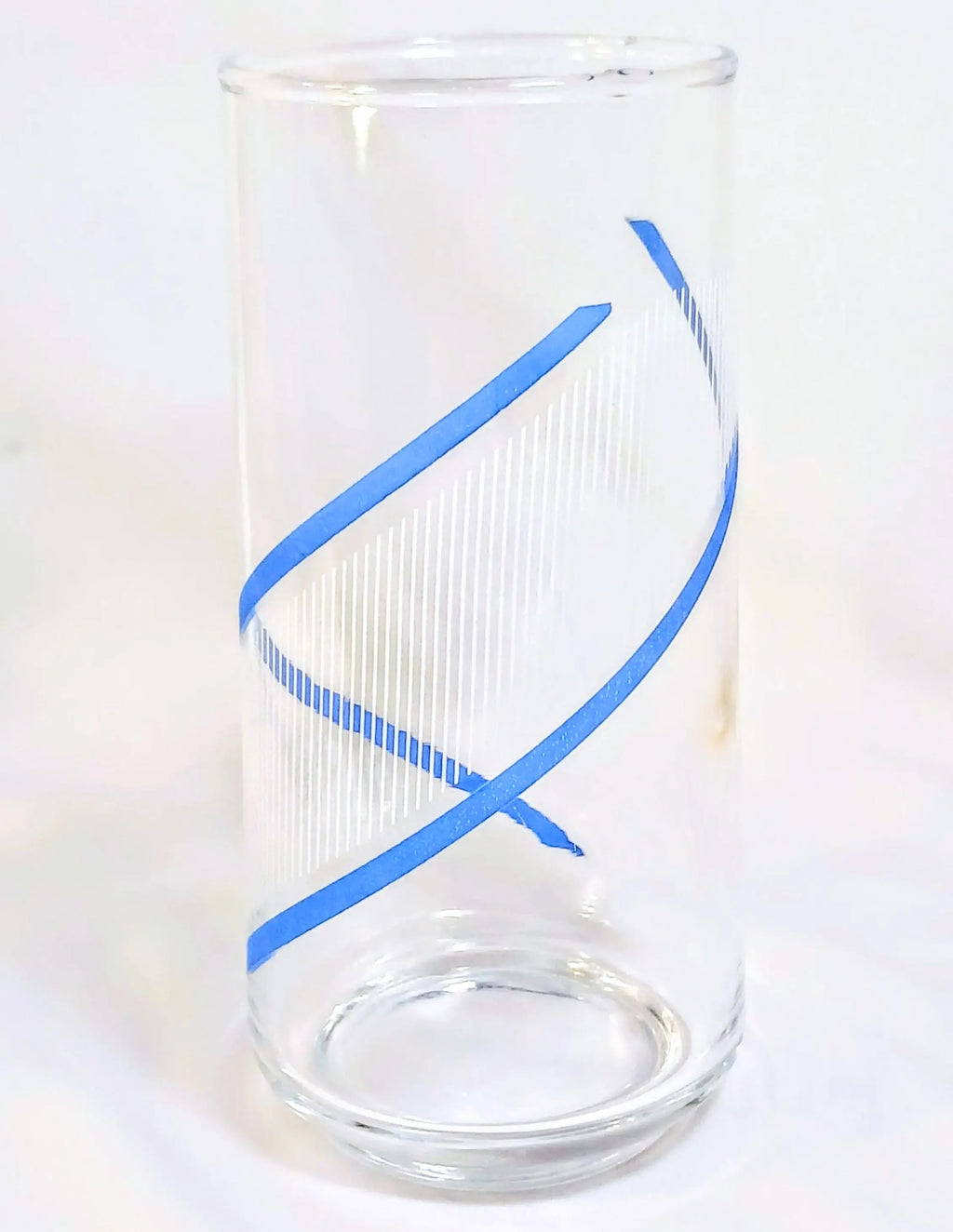 Crisa Blue Swirl Drinking Glasses - Set of Four - by Georges Briard
