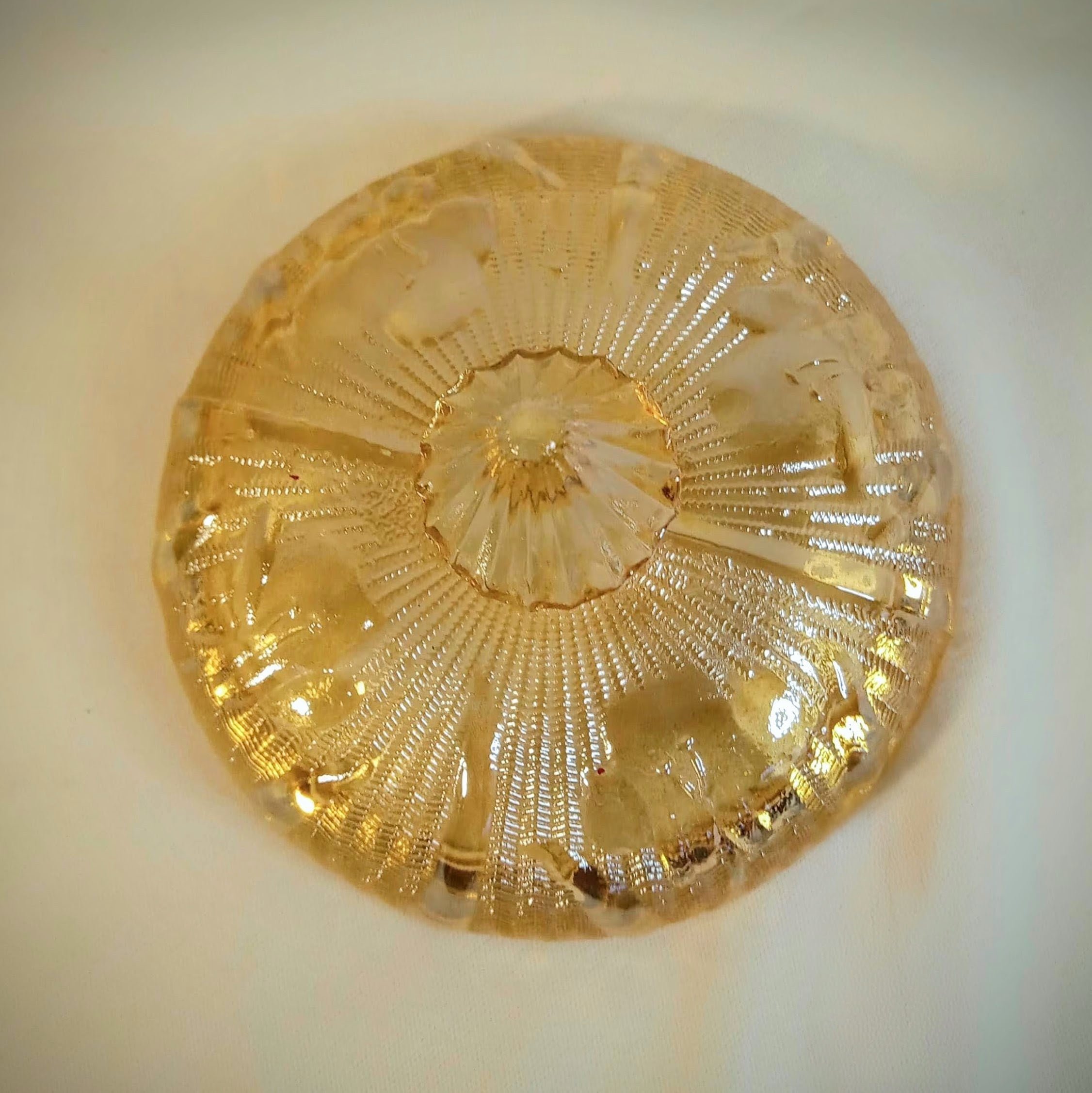 Vintage Carnival Glass  Cream & Sugar Set - Jeanette  Glass Co.