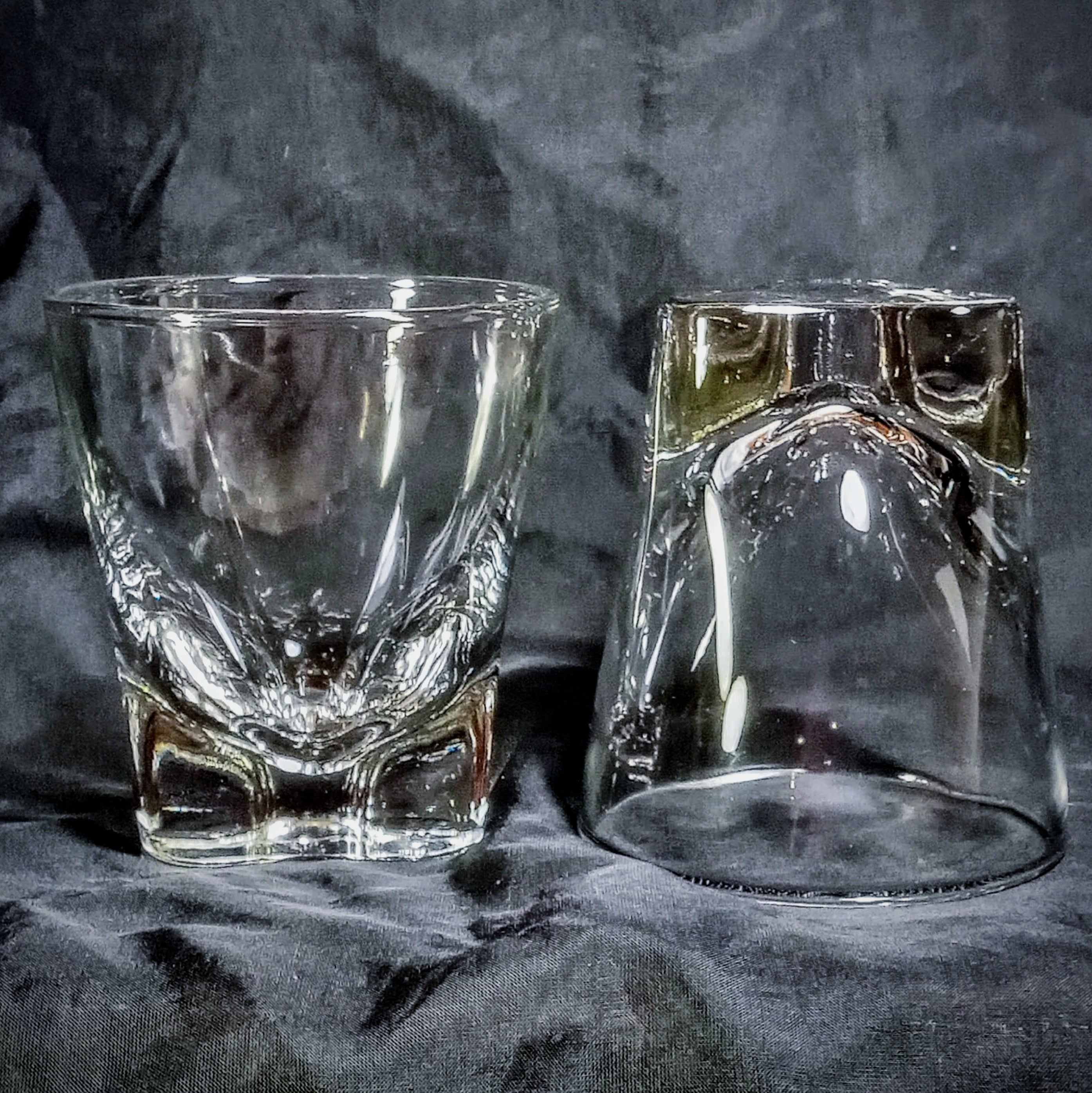 Vintage Bourbon Glasses - Set of 4