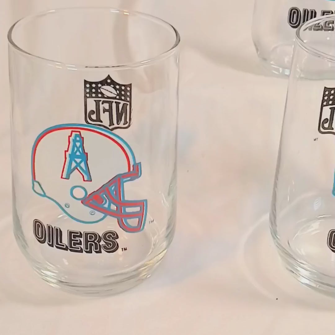 Houston Oilers NFL Tumblers - Football Memorabilia
